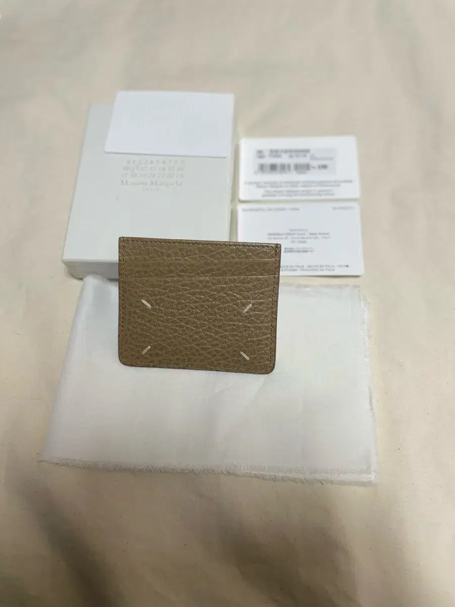 Maison Margiela Stitch Card Holder Wallet Chamois (Full Configuration)