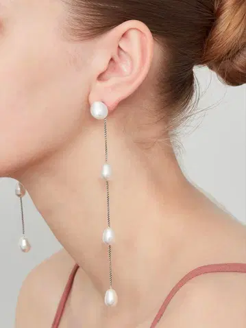 SOPHIE BUHAI 펄 드롭 귀걸이 [한쪽 귀]