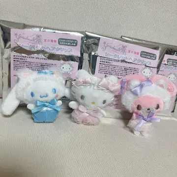 산리오 화이트 고양이 발레리나 시나모롤 시나몬 헬로키티 봉봉리본