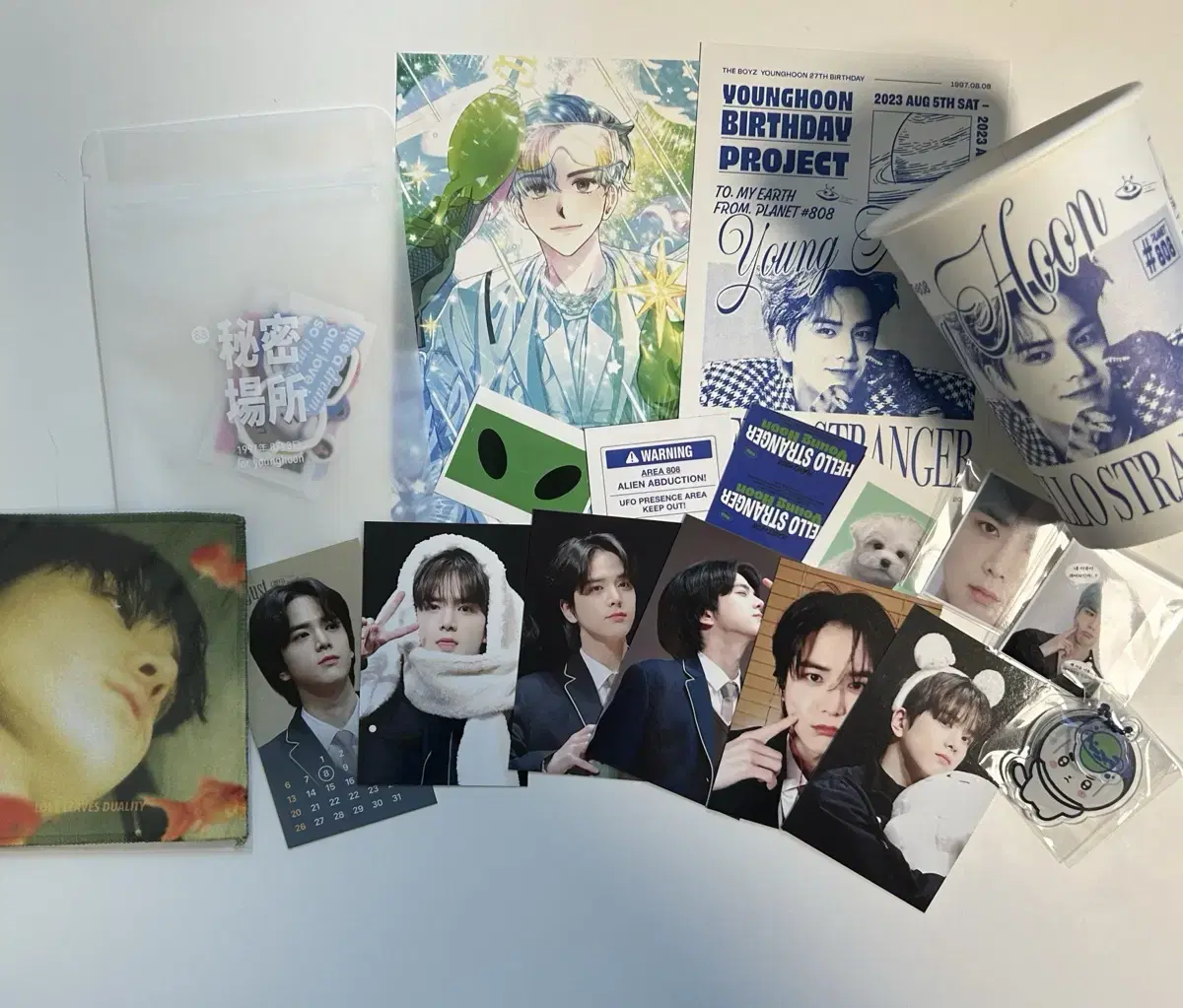 더보이즈 영훈 비공굿 생카 특전