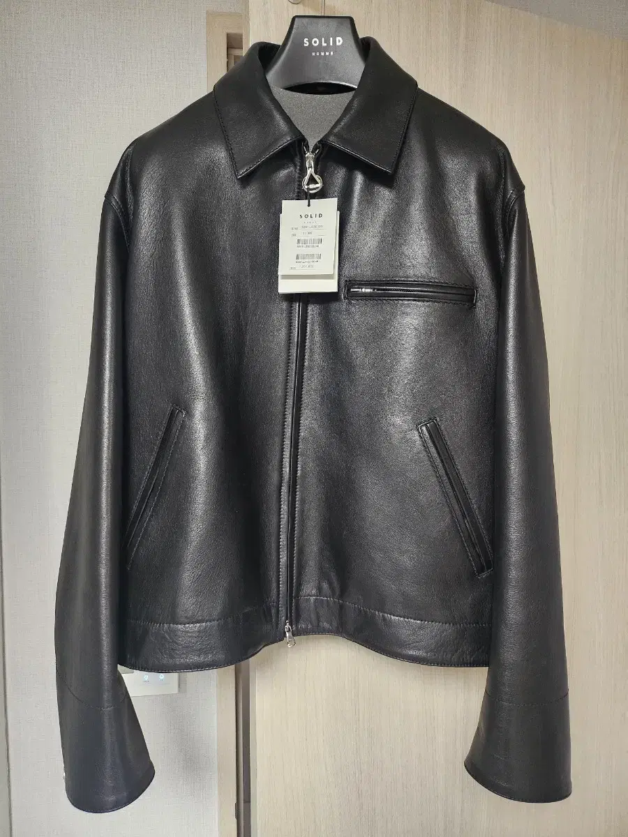 Solid Homme 25SS Leather Jacket New Item for Sale