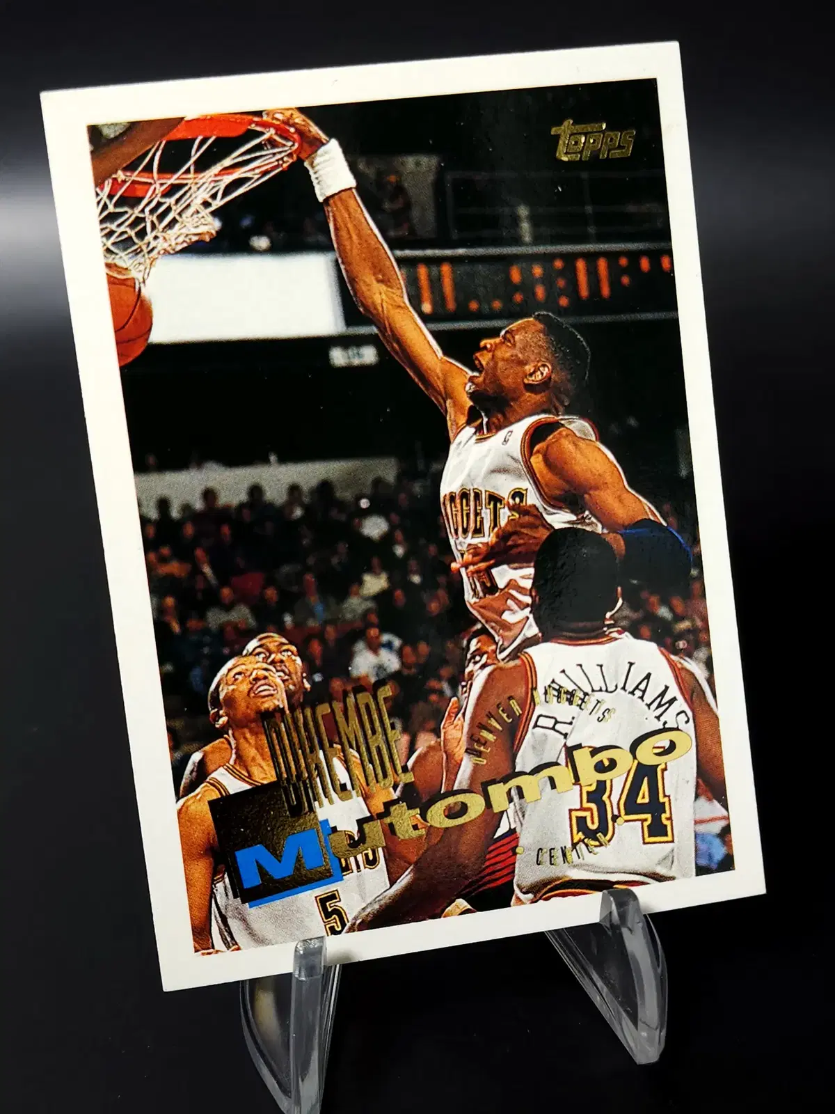 1996 Topps NBA 디켐베 무톰보 K357