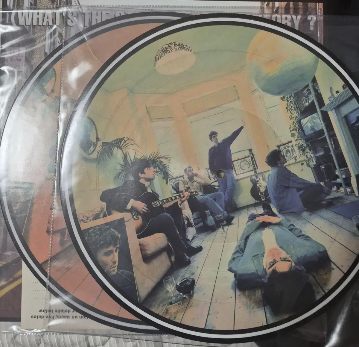 오아시스 1집 definitely maybe 25주년 한정 픽쳐 LP