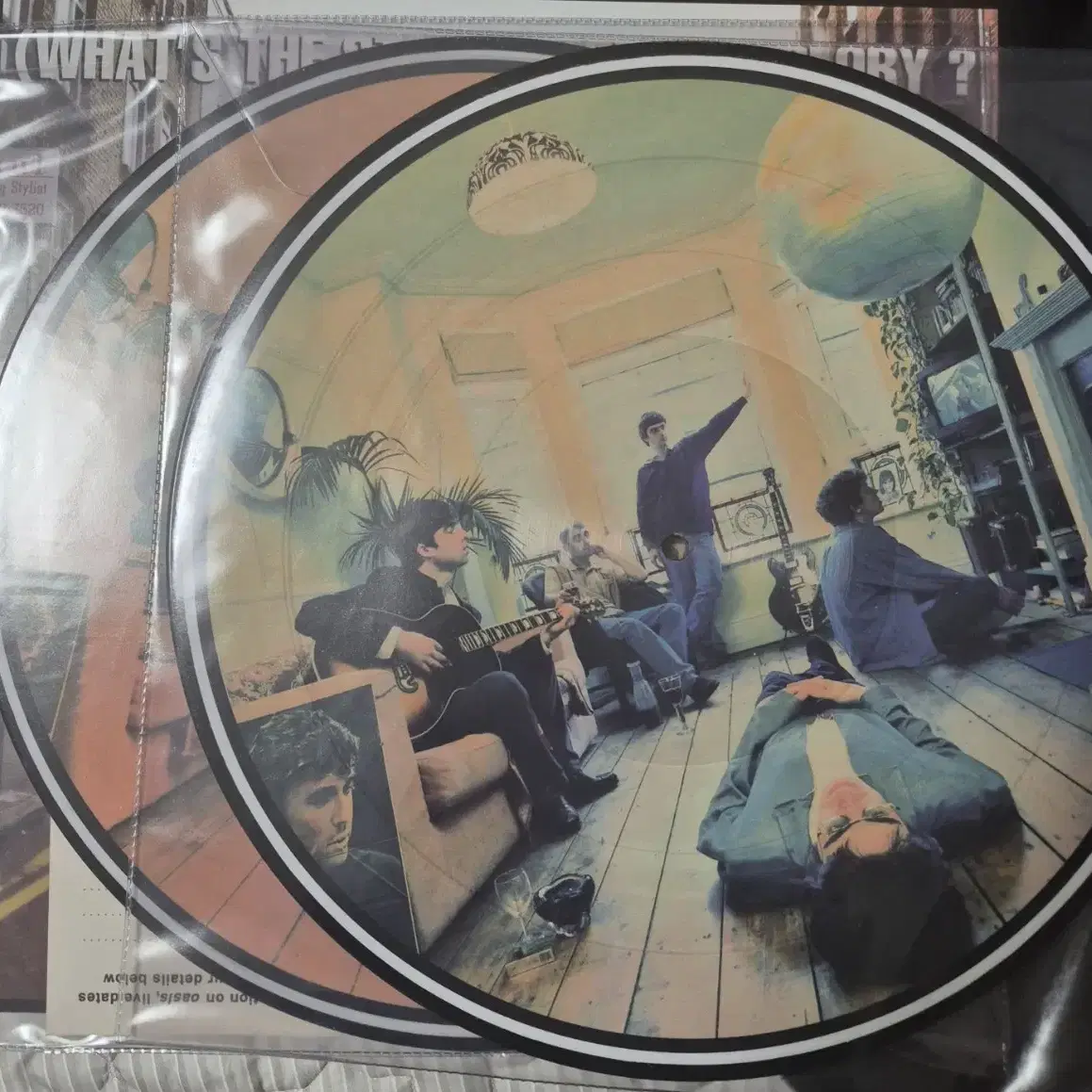 오아시스 1집 definitely maybe 25주년 한정 픽쳐 LP