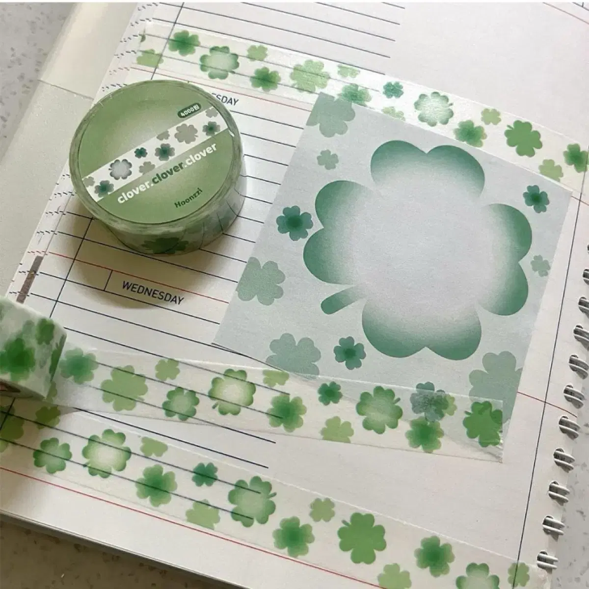 [Hoonchi] Clover Matte Masking Tape Thing Subdivision