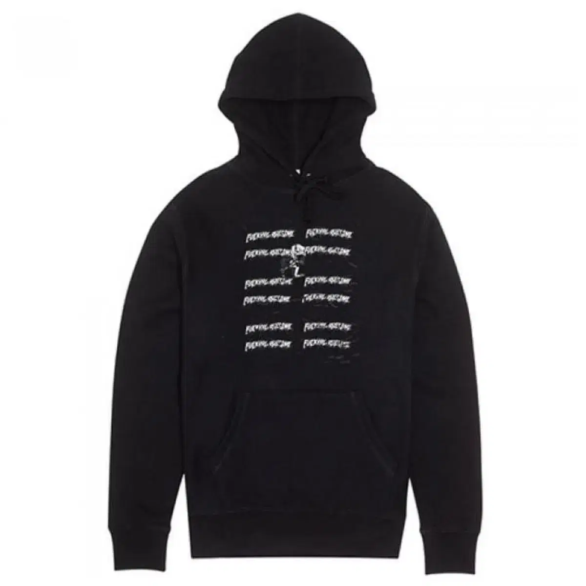 XL) 퍼킹어썸 Yock Hoodie-Black 후드