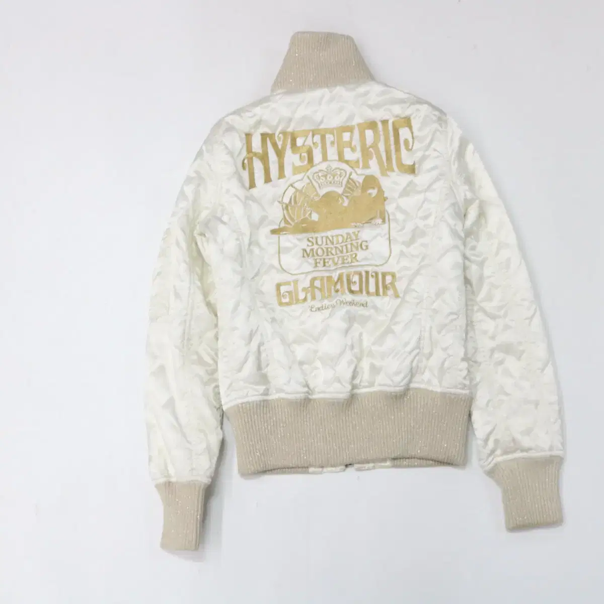 HYSTERIC GLAMOUR 히스테릭글래머 퀼팅 자수 자켓