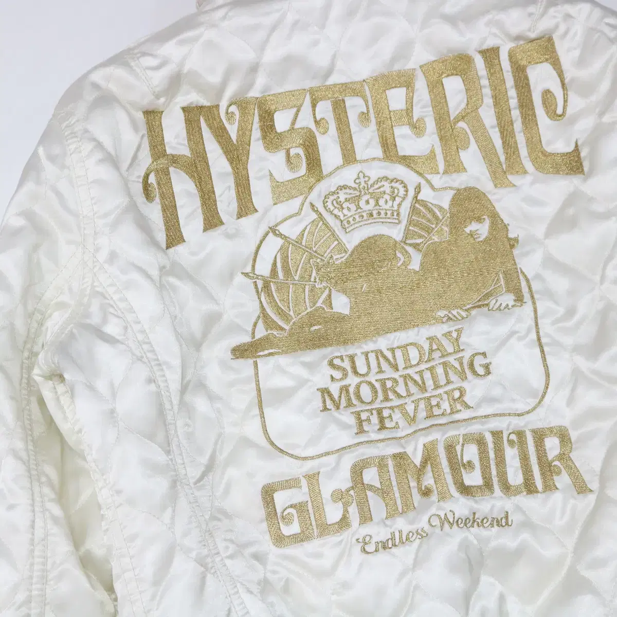 HYSTERIC GLAMOUR 히스테릭글래머 퀼팅 자수 자켓