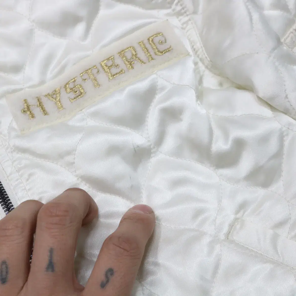 HYSTERIC GLAMOUR 히스테릭글래머 퀼팅 자수 자켓