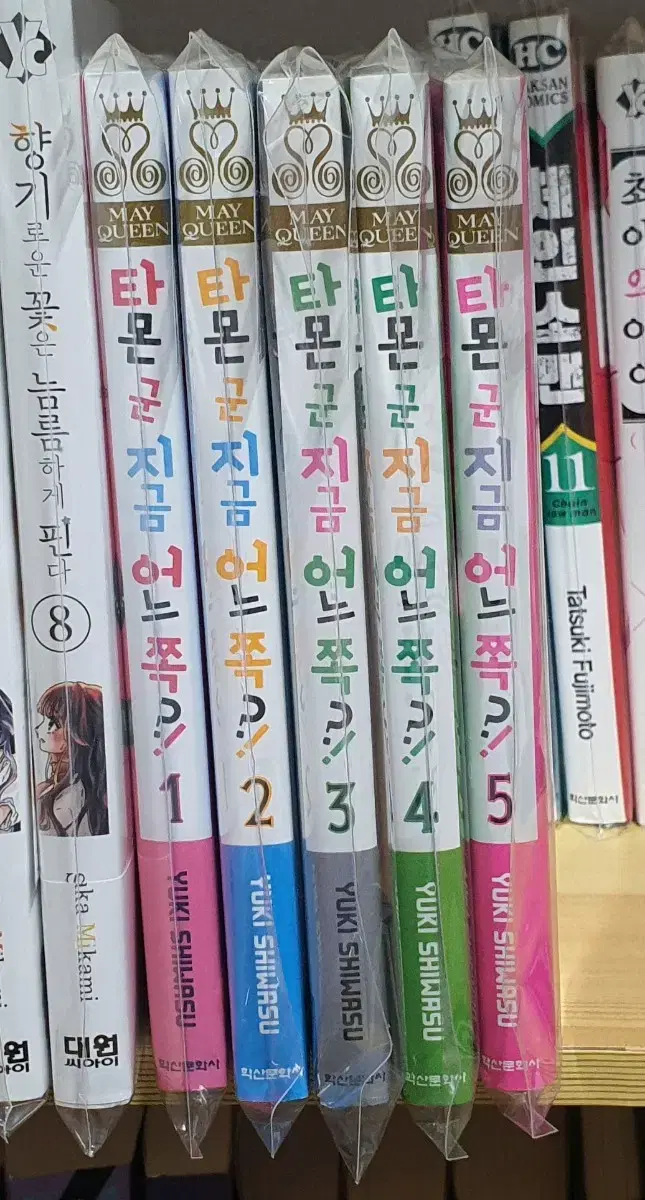 [만화책 판매] 타몬군 지금 어느쪽 1-5권  부분 초판 일괄