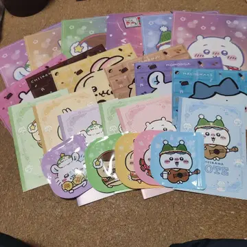 치이카와(먼작귀) 세븐일레븐 클리어 파일 멀티 케이스 에코백 외