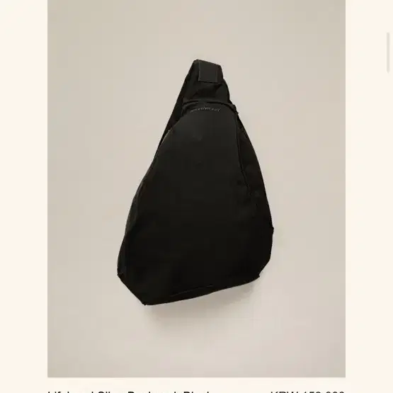 스무스무드 Lifehood Sling Backpack Black