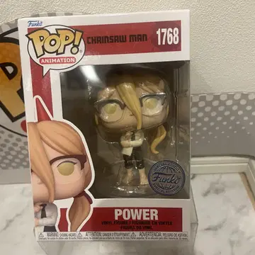 레어 FUNKO POP! 체인소맨 파워 슈퍼 인텔리 작전 한정판