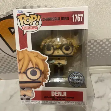 레어 FUNKO POP! 체인소맨 덴지 슈퍼 인텔리 작전 한정판