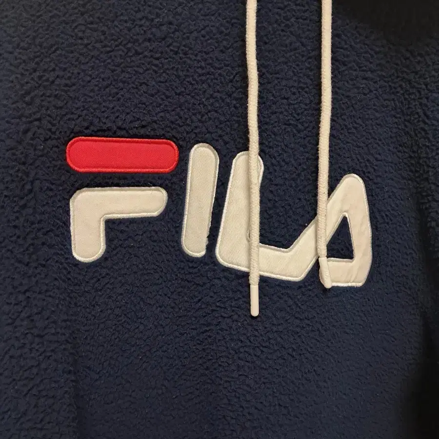 [휠라] FILA 여성 뽀글이 로고 후드티  95