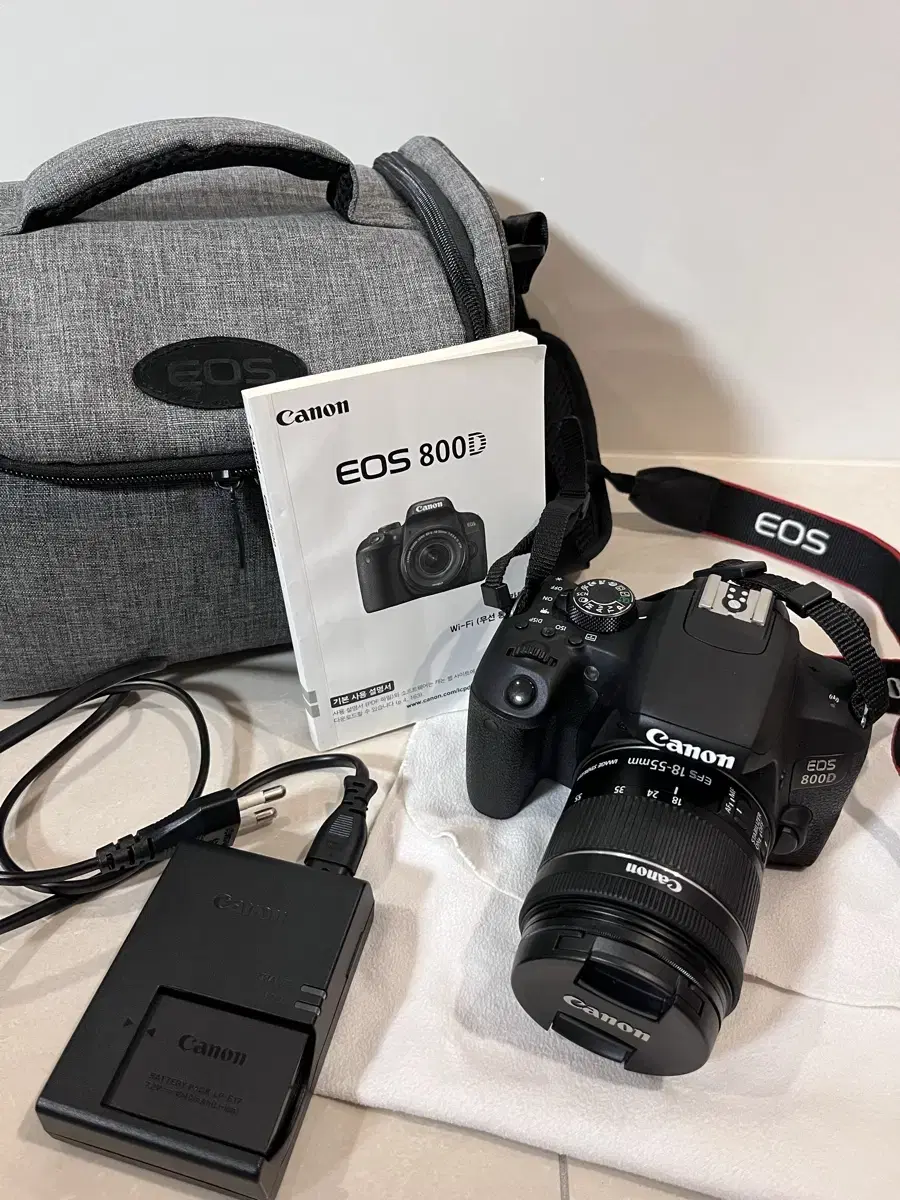 캐논 800d + 18-55mm 렌즈