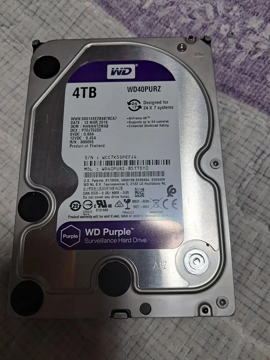 wd 4tb hdf