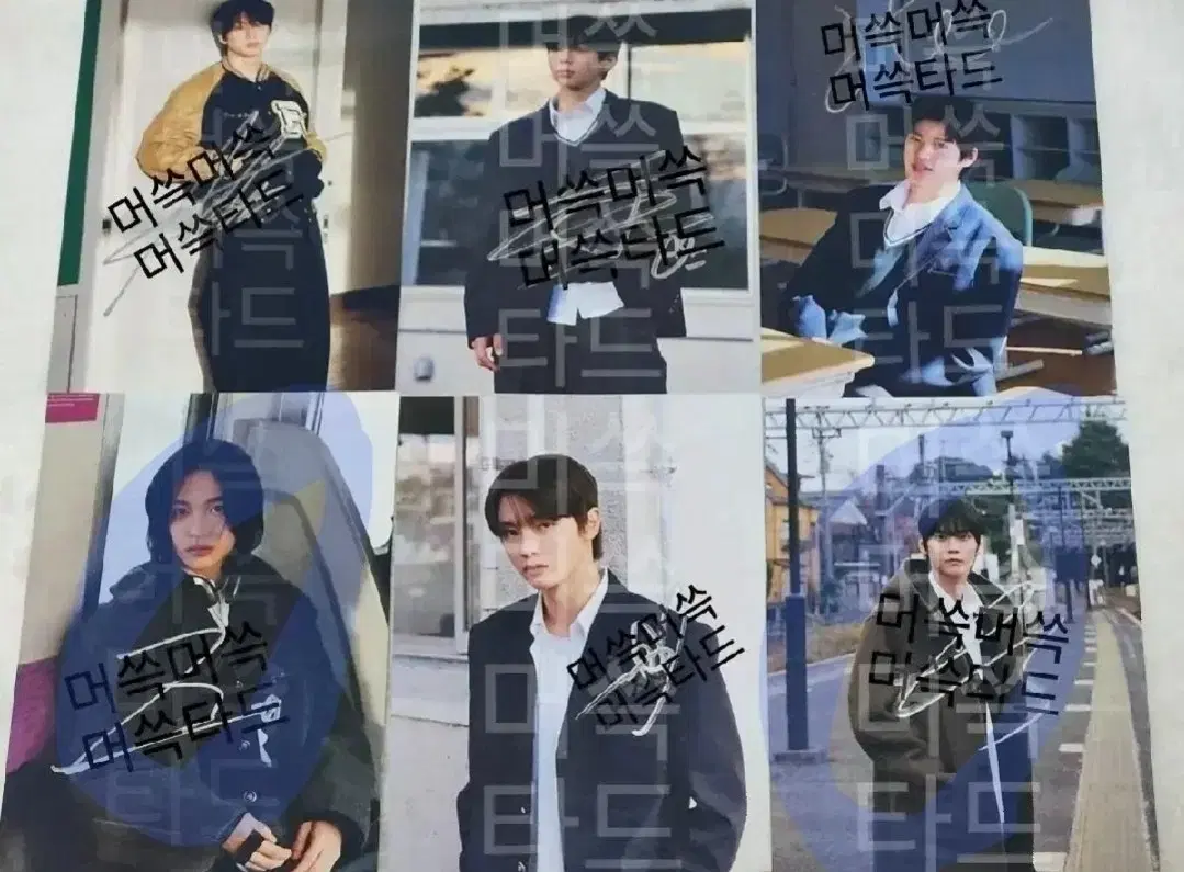 Rize wonbin chanyoung sungchan eunseok Autographed postcard Love 119 photocard unreleased photocard Buncheol