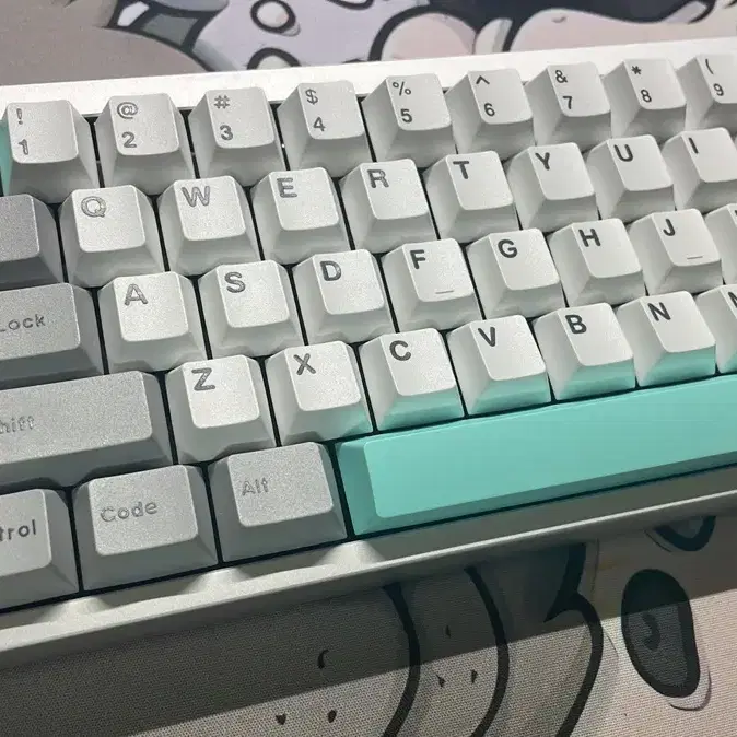 풀빌드) Kbdfans Margo65 실버