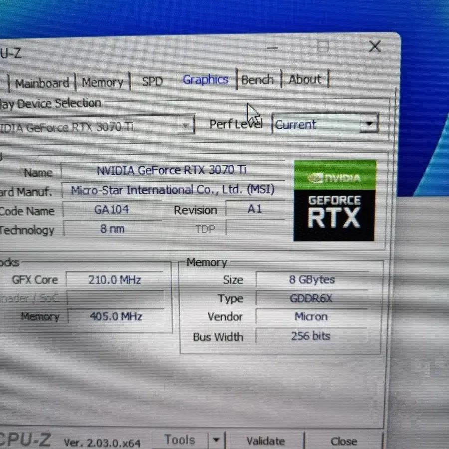 nvidia지포스rtx3070ti suprim 라이젠7 5800x