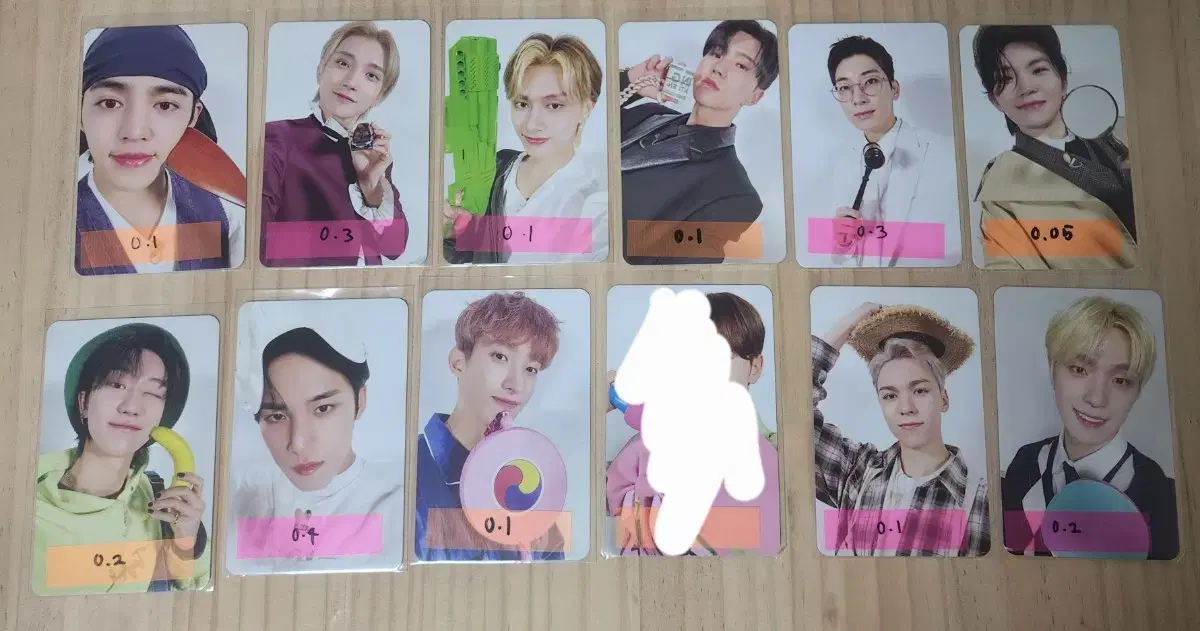 세븐틴 에스쿱스원우호시민규도겸 고잉잡지 포카 양도