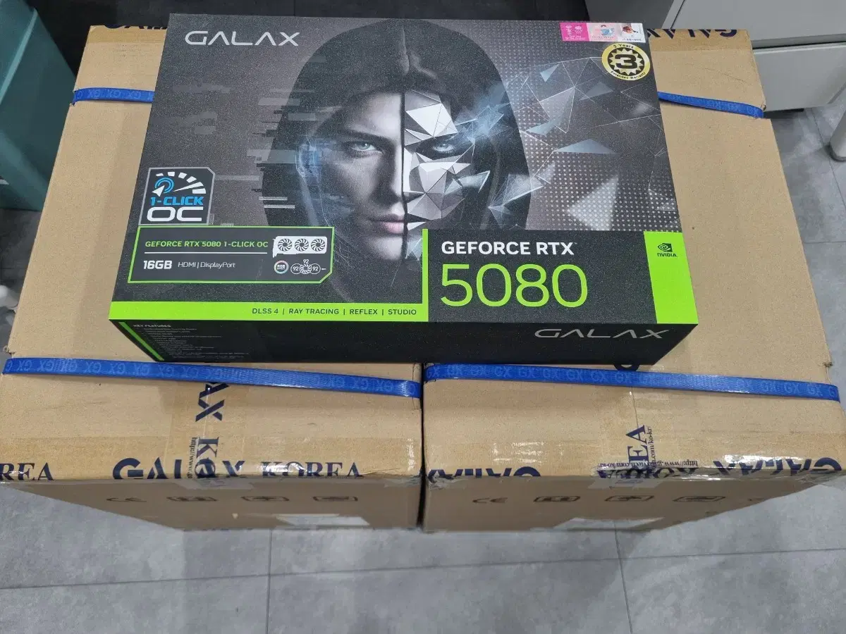 갤럭시 GALAX 지포스 RTX 5080 BLACK OC D7 16GB