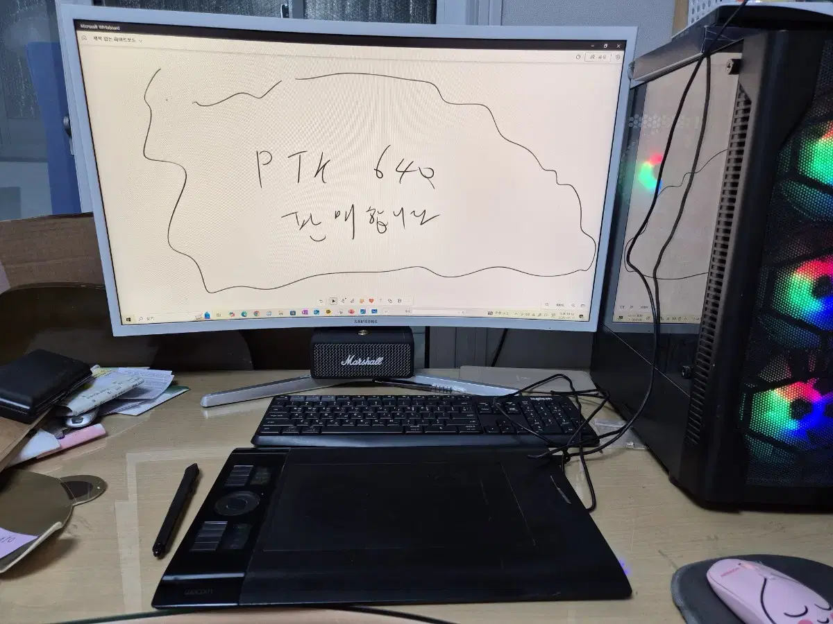 와콤 인튜어스프로 PTK 640판매합니다(펜x)