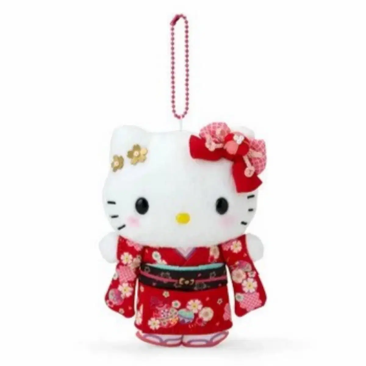 Hello Kitty Kimono doll Bollchain Keyring