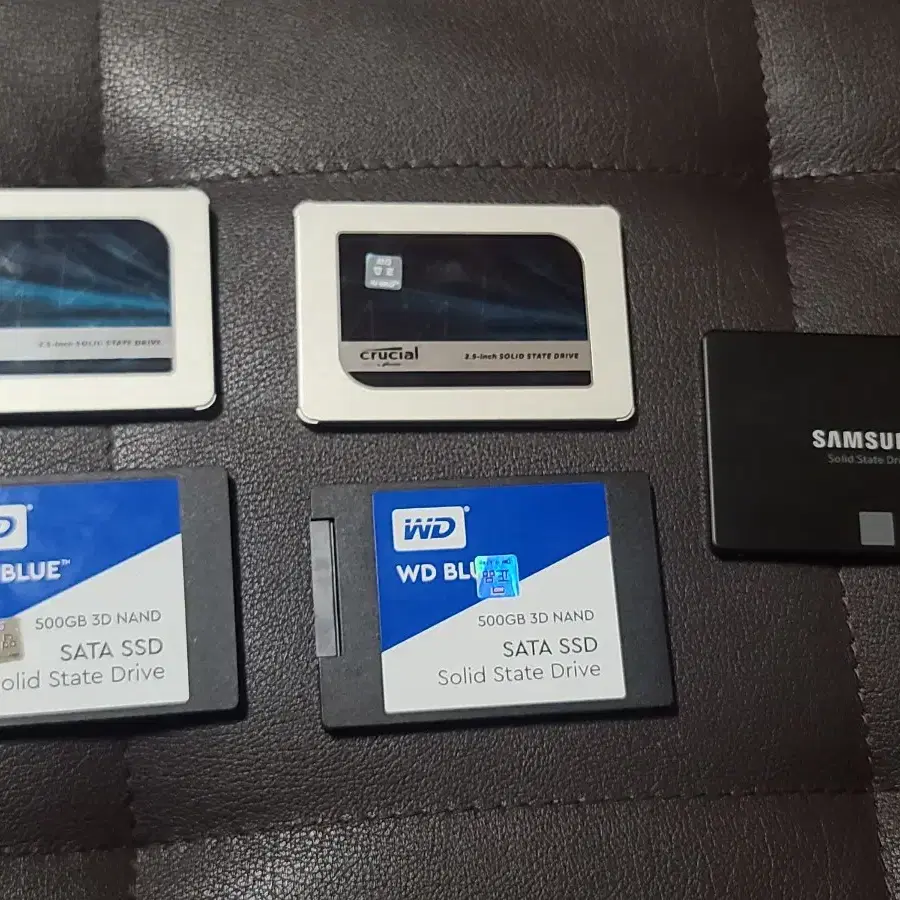 ssd 500gb 4개, 1T 1개 일괄 판매 합니다.