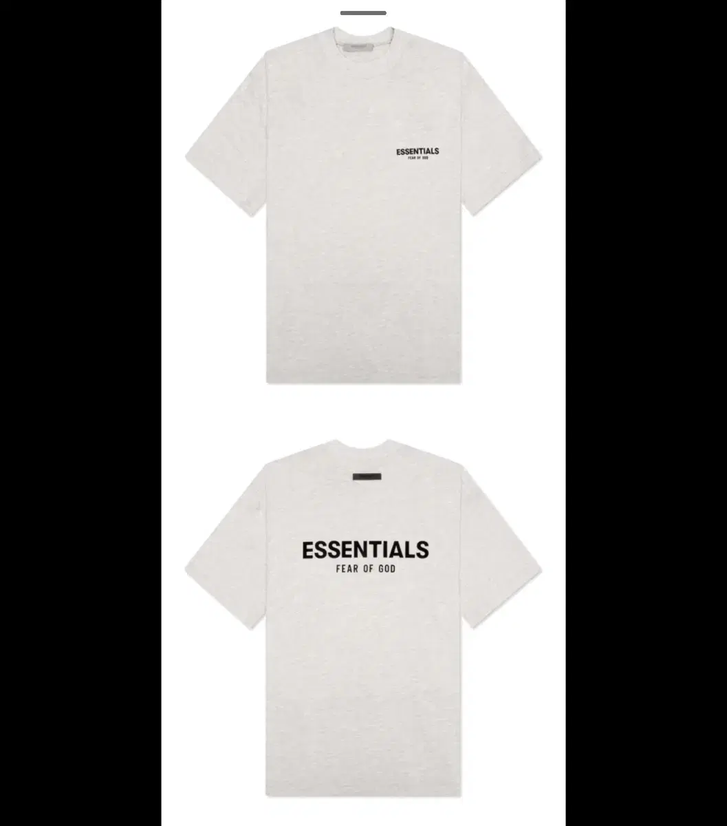 피어오브갓 ESSENTIALS 티셔츠 피오갓 에센셜 반팔 남여공용 반팔