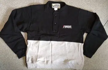 미사용 WHOEVER 맨투맨 M 블랙 그레이 1999