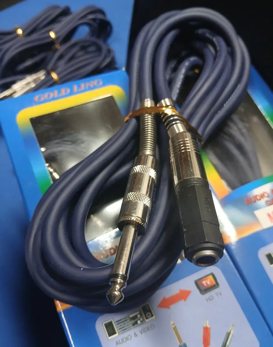 Unused) Microphone, other extension cable 5.5 jack 5m