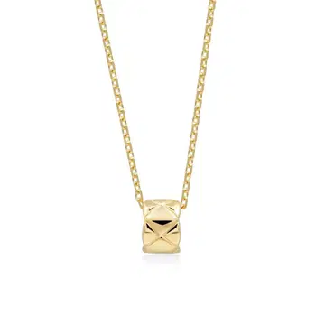 마름모꼴 펜던트 탑 목걸이 P230807(4주간 발송)