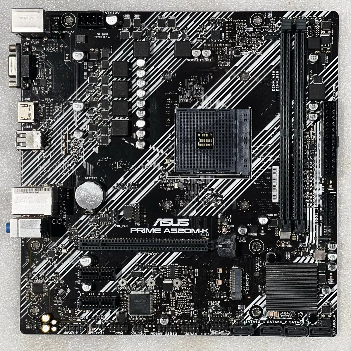 AMD ASUS prime A520M-K