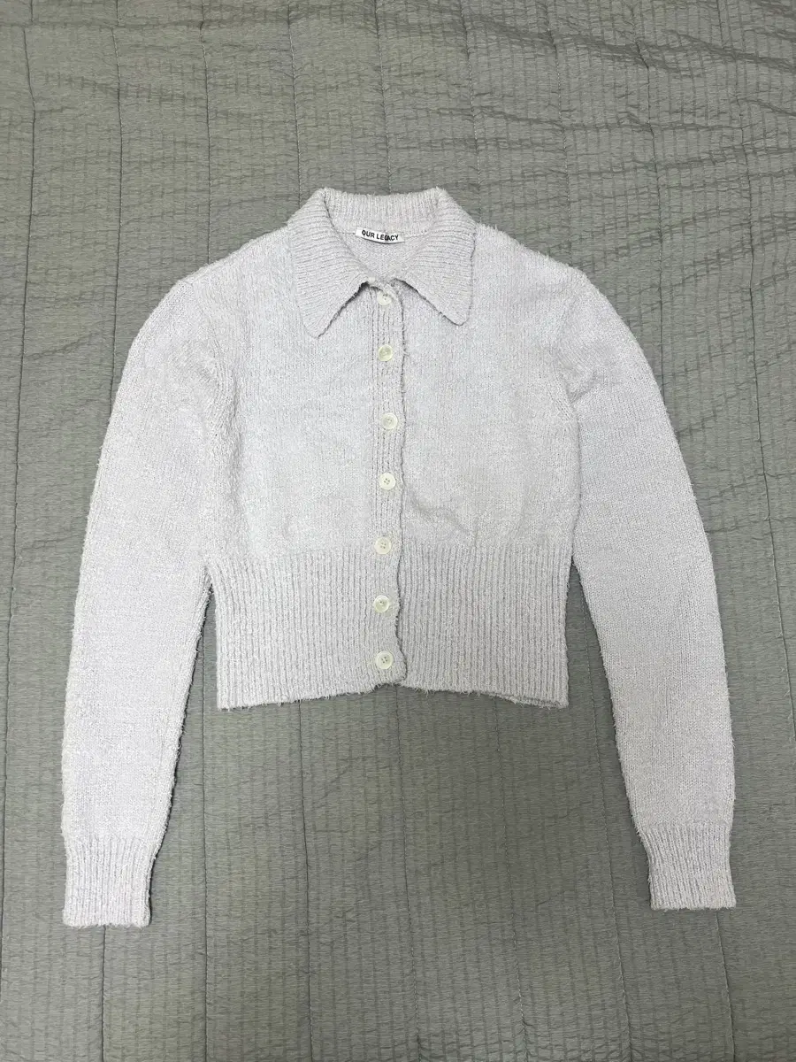 Our Legacy Cotton Polo-neck Cardigan