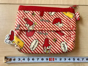 레트로 마이멜로 빨간색 멜로티쉬 파우치 파우치