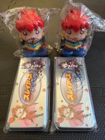 미개봉 슬레이어즈 구레에토 펜 케이스 x2 리나 인형 x2