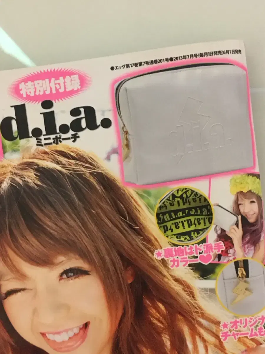 d.i.a 파우치 새상품 오네갸루 갸루