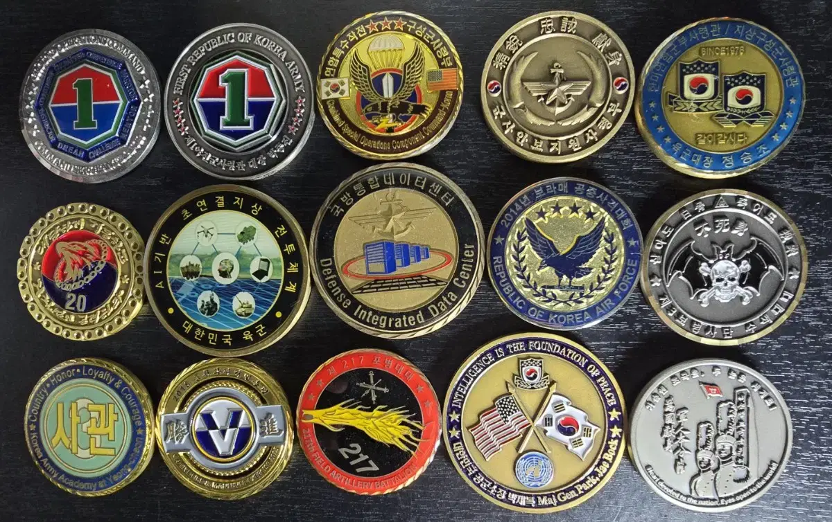 Sold the military coin