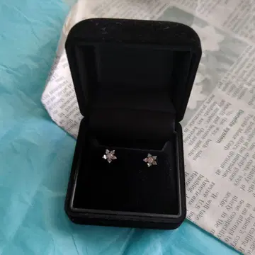 플라워 플래티나 다이아몬드 귀걸이 PT 플라워