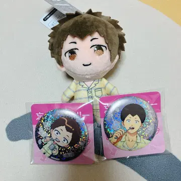 망각 배터리 캔배지 봉제 인형 배지 스캇 야마다타로 3개 세트