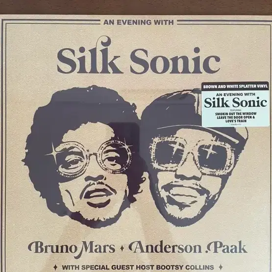 브루노마스 silk sonic lp brown color