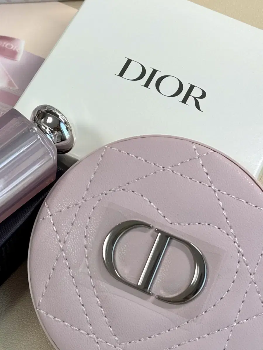 디올 dior 양면 은장 핑크 거울 양도 판매