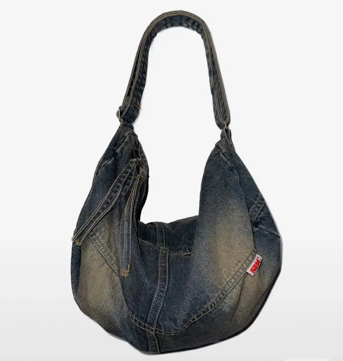 (오늘만할인단종제품) 스컬프터 Washed Denim Duffle Bag