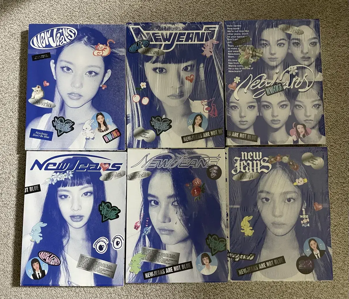 뉴진스 엔제이지 블루북 미개봉 앨범
