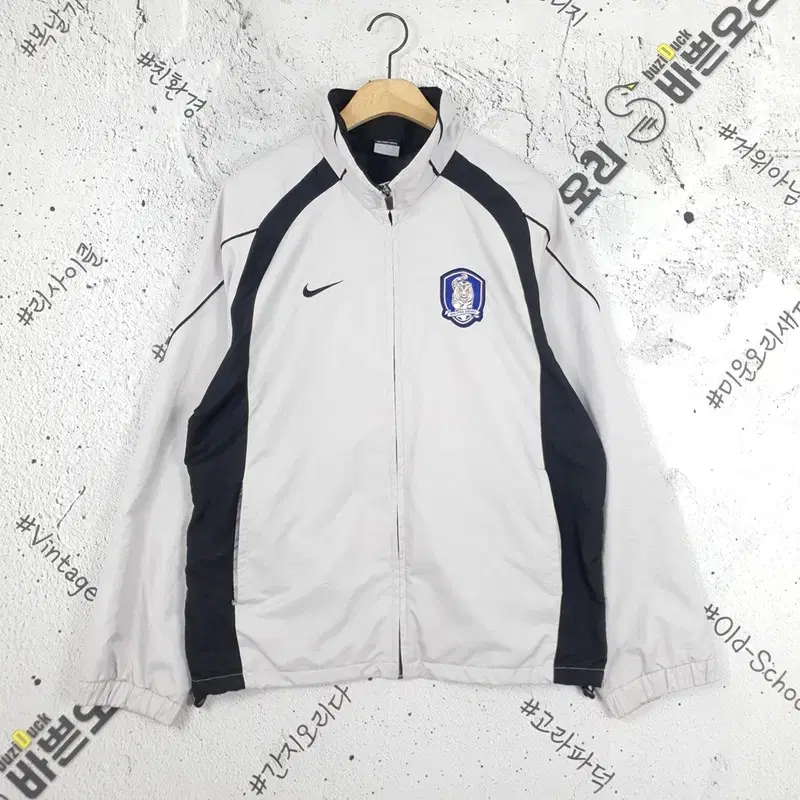 나이키 NIKE 2002 국대 스우시 바람막이 그레이 3800048