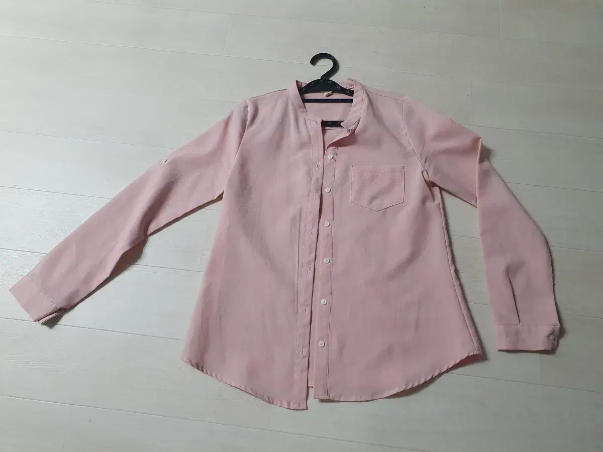 Pink henley shirt