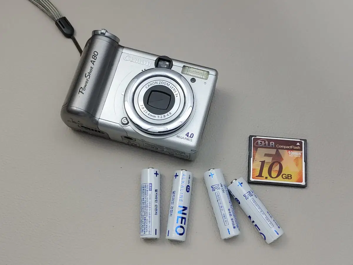 Canon PowerShot A80 Ready-to-use travel digital camera