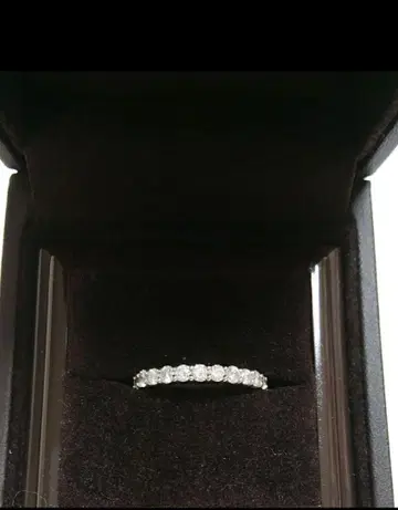 I-PRIMO 플래티넘 하프 이터니티 링