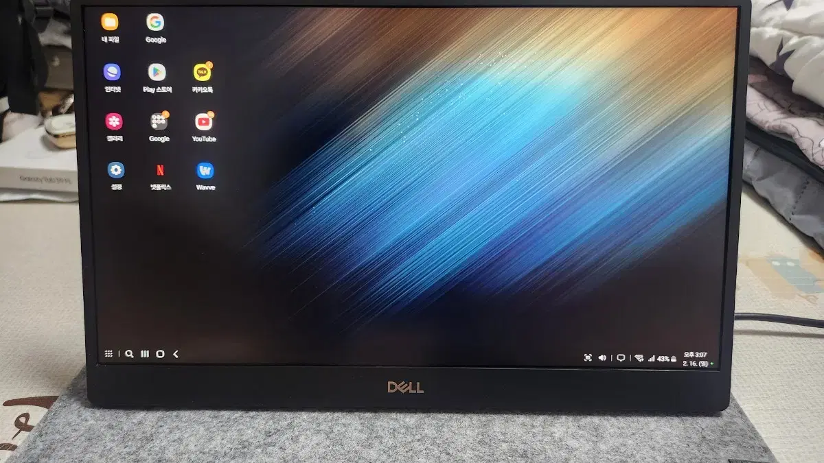 Dell P1424H 포터블 모니터 팝니다.